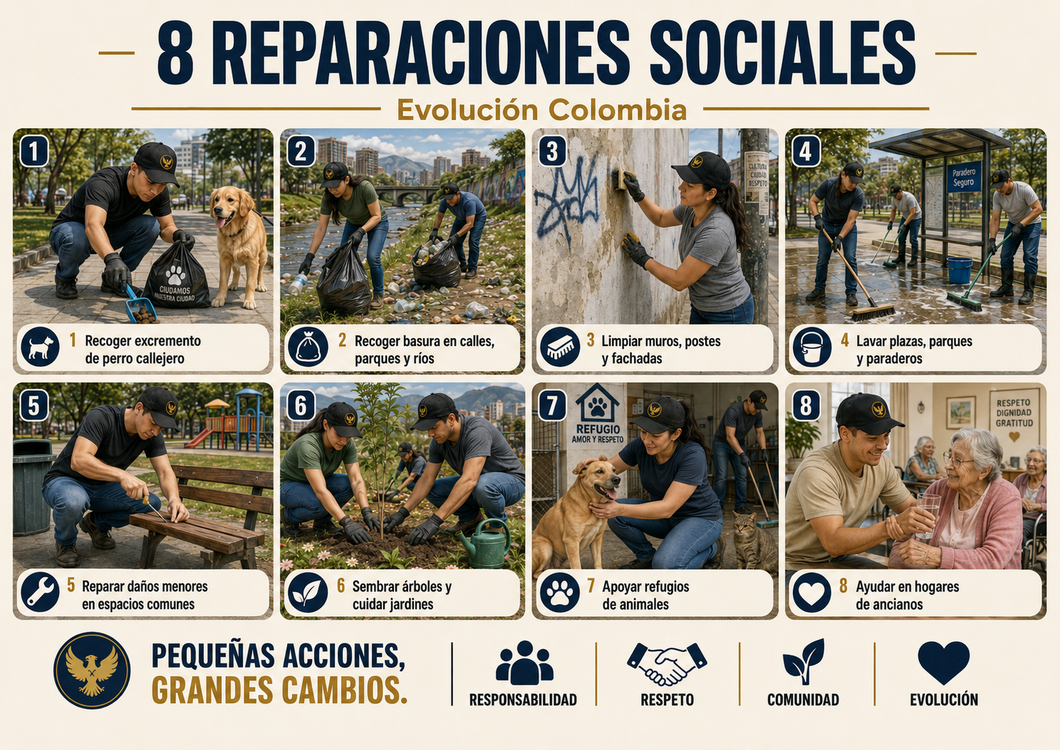 8 Reparaciones Sociales - Evolución Colombia